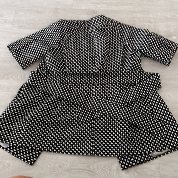 Vintage J Crew black kimono jacket blazer coat 6 - Picture 6 of 7